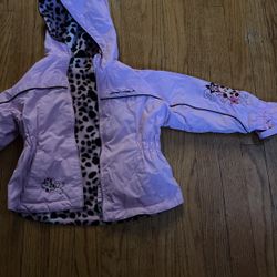 Girls Jacket Reversible Size 2 - Great Condition 