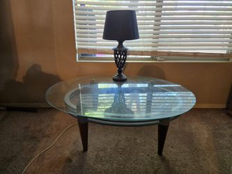 Modern Glass Coffee Table & 2 Matching End Tables – 3-Piece Set