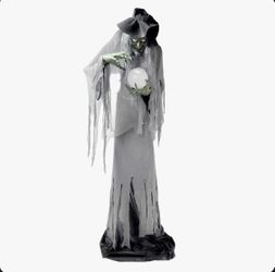 Haunted Hill Farm 9 ft 10 in Towering Witch with Magic Ball