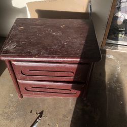 Solid Wood End Table $5