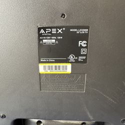 Apex 32 LCD TV for sale