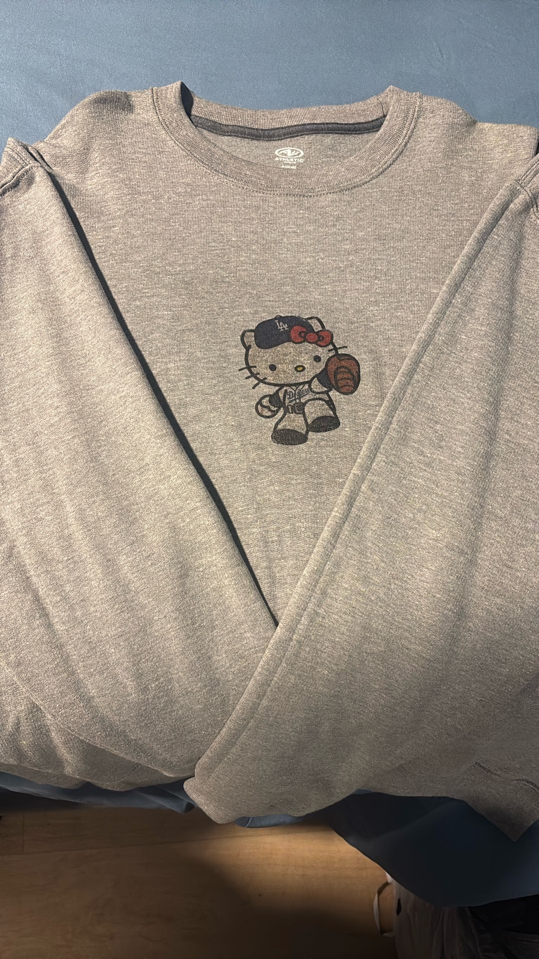 Hello Kitty Dodger Crew Neck