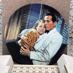 Casablanca SWe Loved Each Other Once Collectors Plate with Box & Certificate