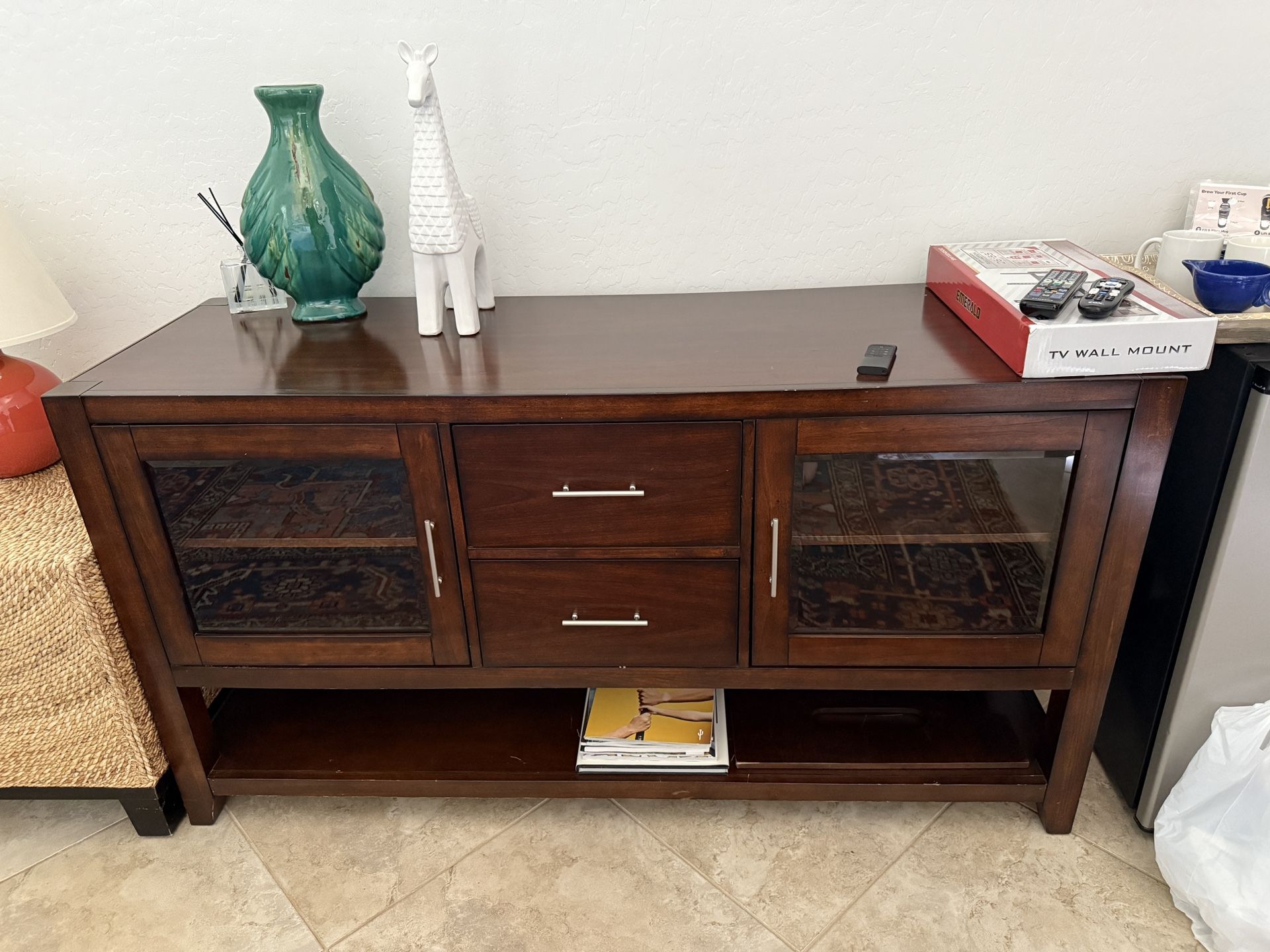 Wood TV Console 