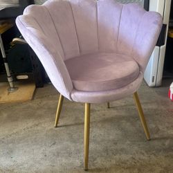 Purple Velvet Accent Chair