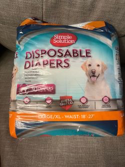 Disposable dog diapers, extra large