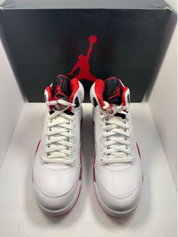 Jordan 5 Fire Red Black Tongue (2025)