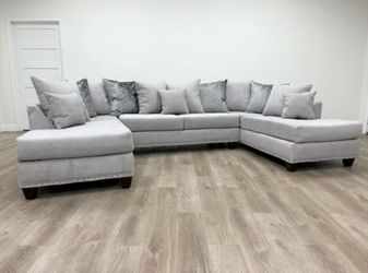 New Double Chase Sectional With Free Delivery