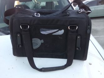Black Soft-Sided Pet Travel Carrier