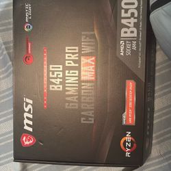 B450 Gaming Pro carbon max wifi