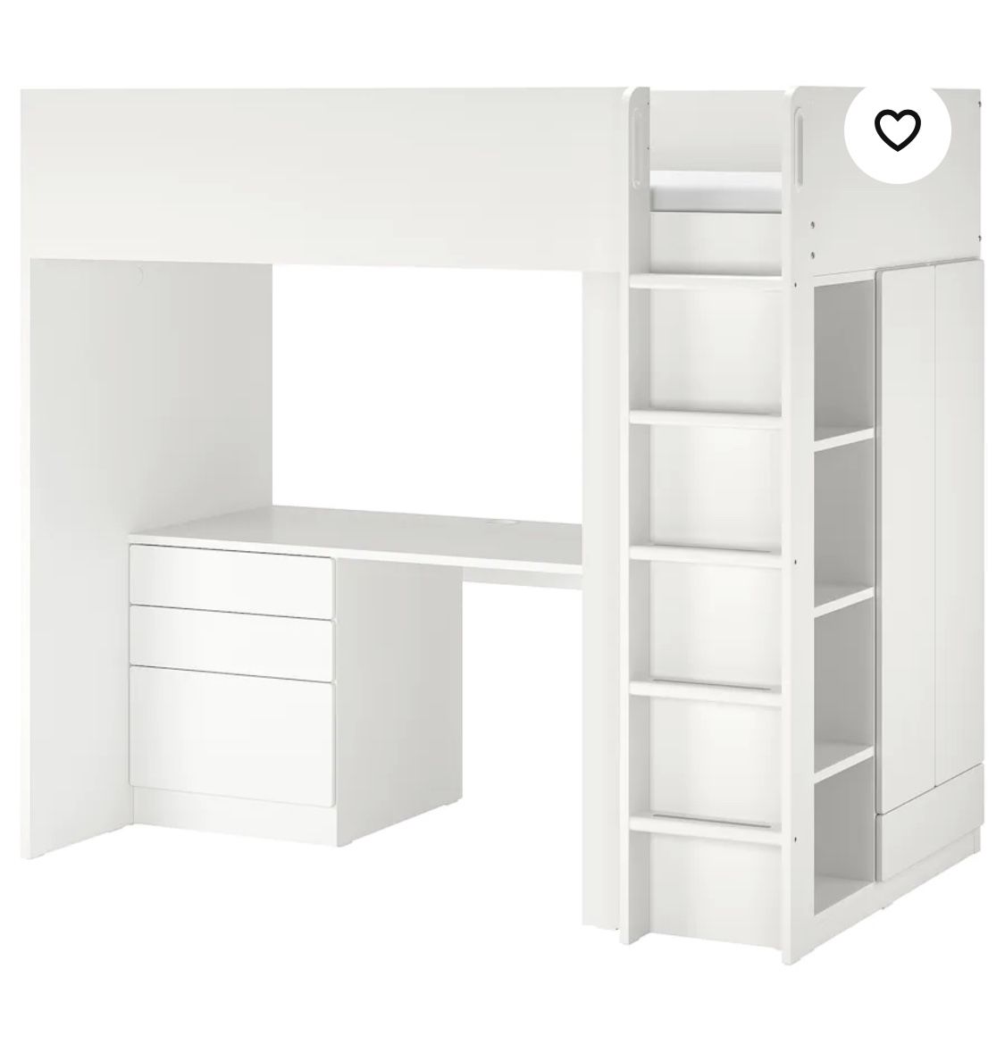 IKEA Loft Bed With Desk And Storage