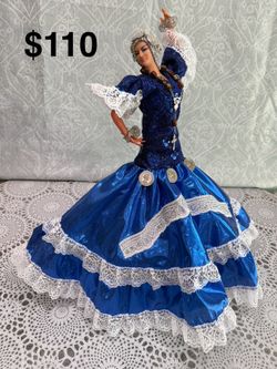 Muñeca Marin Chiclana Gitana Flamenca / Marín Chiclana Gypsy Flamenco Doll