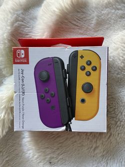 Nintendo Switch Joy-cons Orange And Purple Brand New
