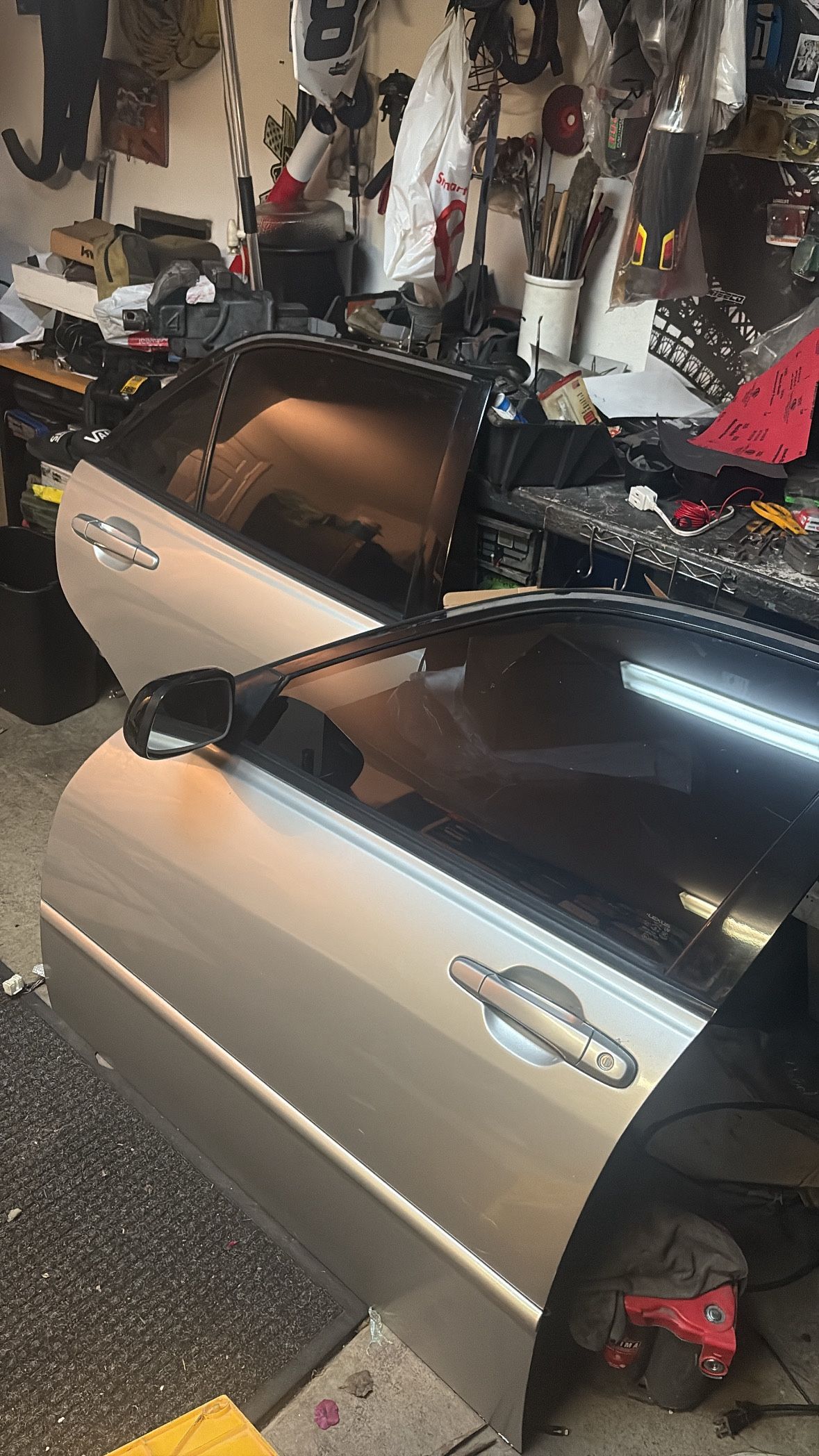 Doors For 2001-2005 Lexus IS300 MSM Silver