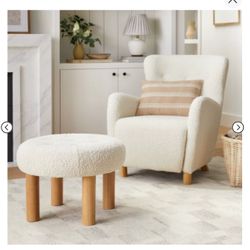 Sherpa Chair & Ottoman 