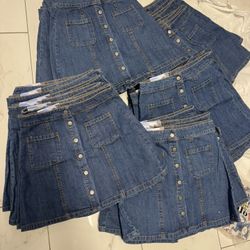 Whole Sale Denim Skirts 50 Pcs 