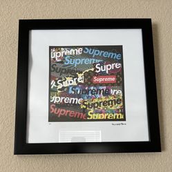 Supreme Collage Print 16x16" Fairchild Paris Frame Home Decor Art Collectible