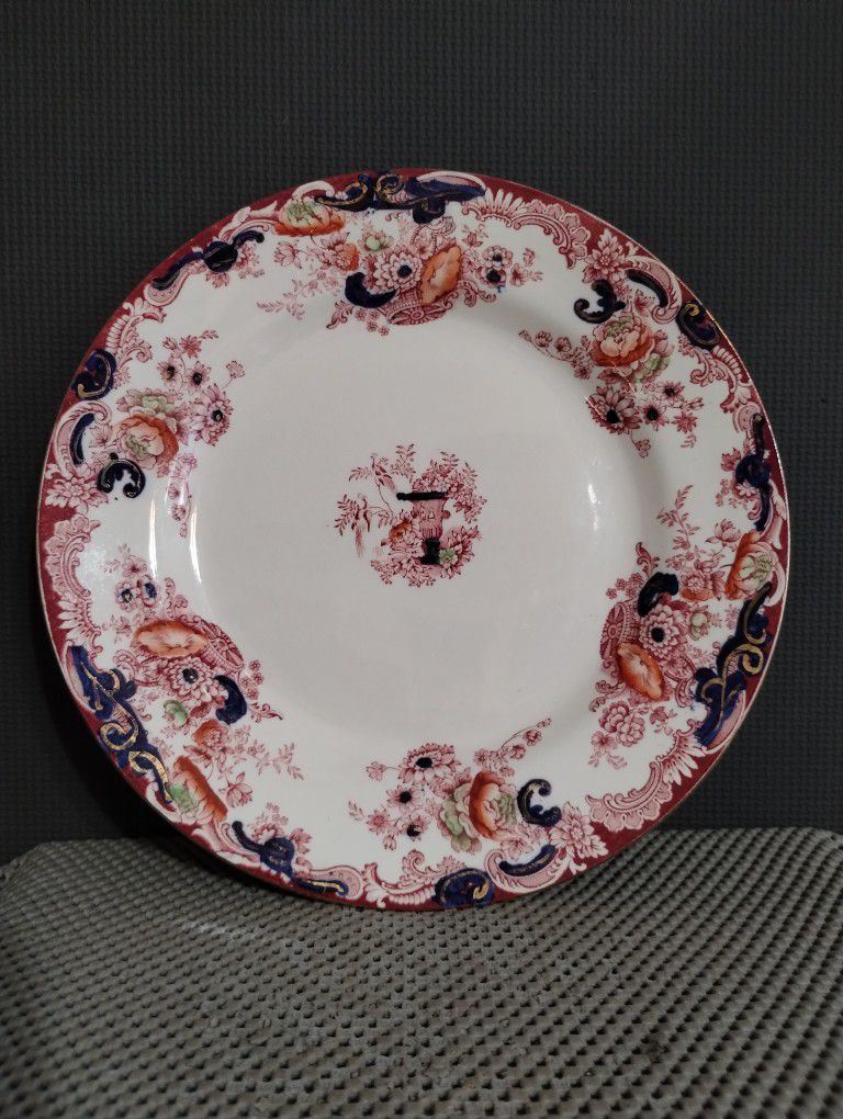 Royal Staffordshire Pottery England Arcadia Pattern 10" Dinner Plate