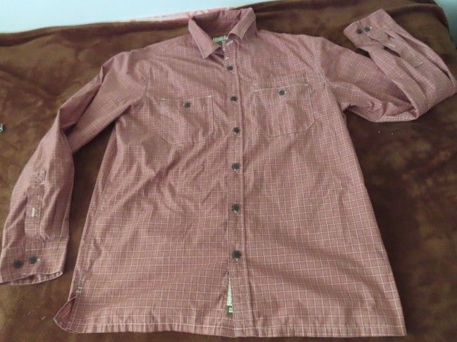 Howler Brothers Plaid Button Up Long sleeve Dress Shirt M