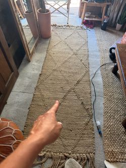Boho Floor runner (tweed)