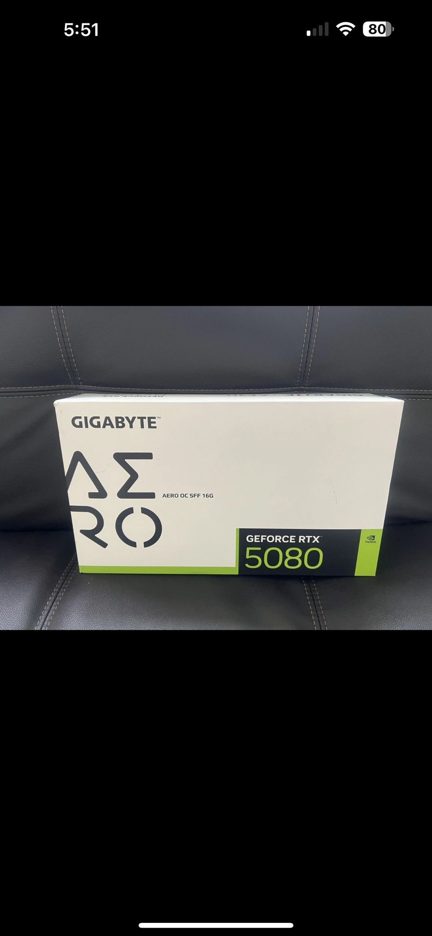 Gigabyte Aero Rtx 5080 16GB White Graphics Card