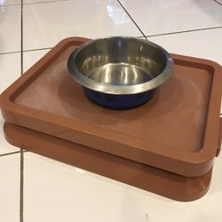 Ant Free Pet Feeder Tray Water Filled Cat Dog Cats