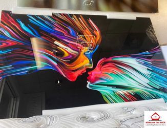 TEMPERED GLASS WALL ART 60”x36”
