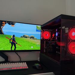 Black Gaming Pc Computer Desktop RTX