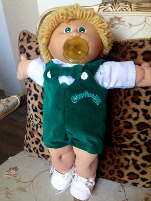 VINTAGE CABBAGE PATCH KID DOLL WITH PACIFIER