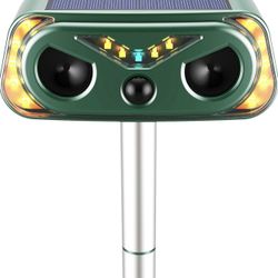 Brand New Solar Ultrasonic Animal Repellent Outdoor