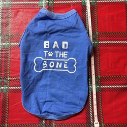 Cool & Comfortable: Breathable Soft Pet Clothes for Every Sized Pup-Bad to The Bone Dog Shirts Size Small