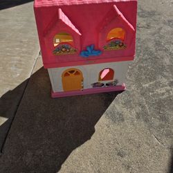 Dollhouse Pink And White