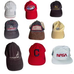 Various Hats Caps. 