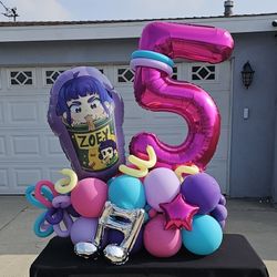 K Pop Demon Hunters Balloon Bouquet