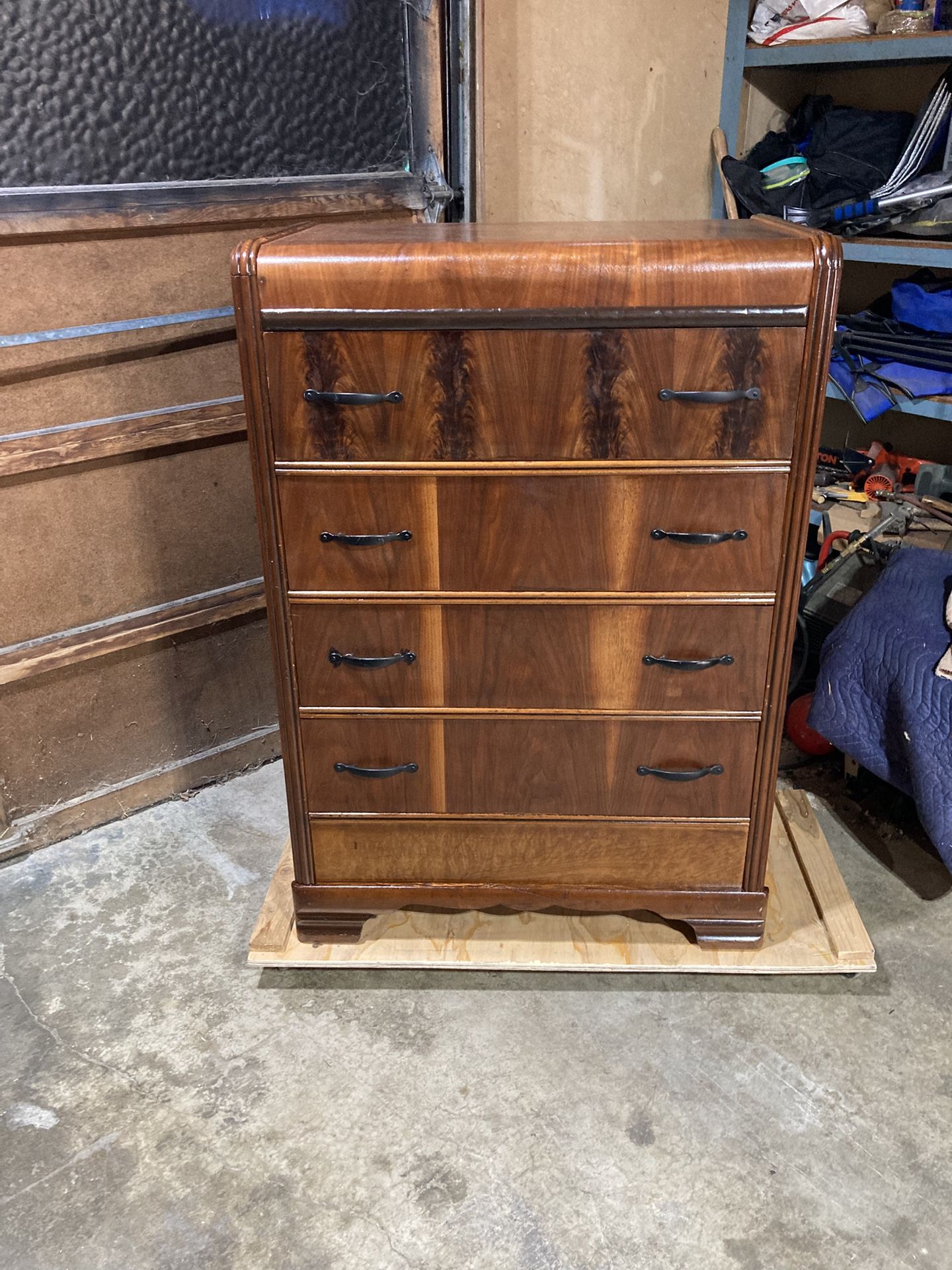 Art Deco Waterfall Dresser
