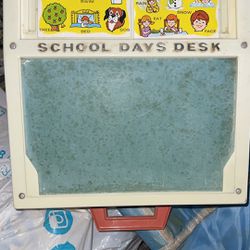 Vintage Fisher Price Toys Schools Days Desk