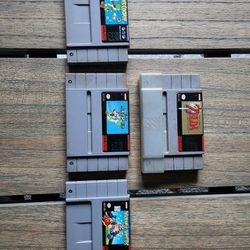 Super Nintendo Games Zelda, Yoshi, Super Mario, Wario