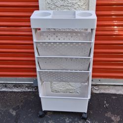 Rolling Storage Cart Rainbow/charleston Pickup Between 2;00-10:40 Cash Only 