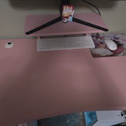 Pink Gaming Desk 