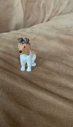 2000 Kid Kore WHITE DOG PVC Barbie Doll Size Dog Collie Lassie