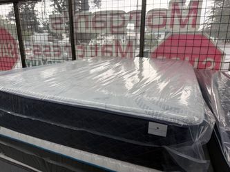 QUEEN SIZE MATTRESS & BOX SPRING BED SET