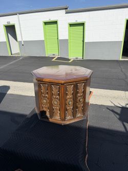 RARE MERSMAN HEXAGONAL END/SIDE CABINET TABLE -MID CENTURY- VINTAGE