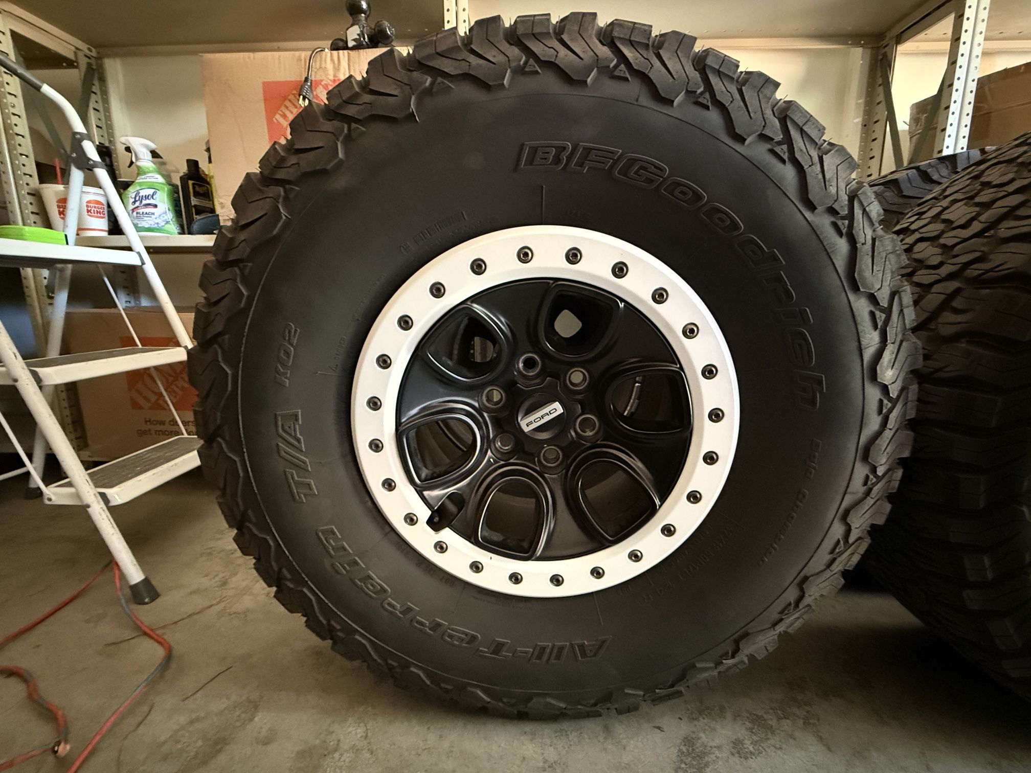 Ford Performance OEM Beadlock Wheels And Tires
