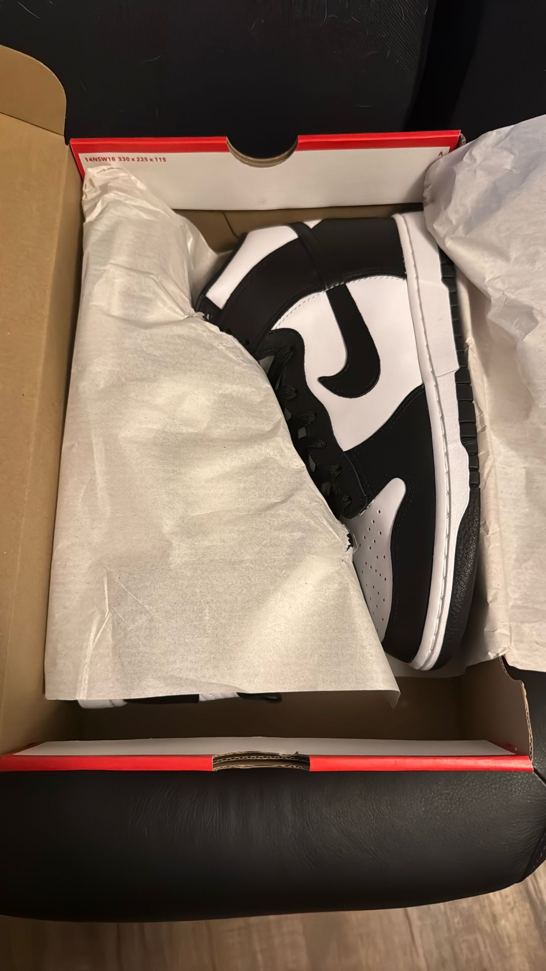 Panda Dunk High Size 9 Men
