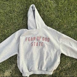 fear of god essentials hoodie WITH proof of authenticity