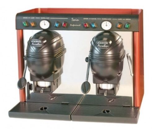 Didiesse Aura Bar Twin Espresso Coffee Pod Machine Made in Italy - Copper color
