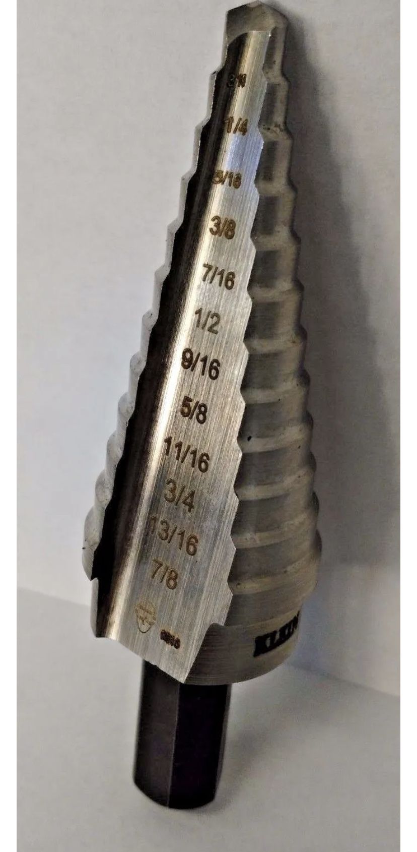 Klein Tools 59014 #14 3/16" to 7/8" High Speed Steel Step Drill Bit USA