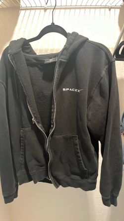 SPACEX Black Zip Up