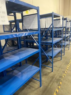 Storage shelves