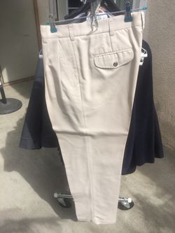 khaki/tan slacks 33x32